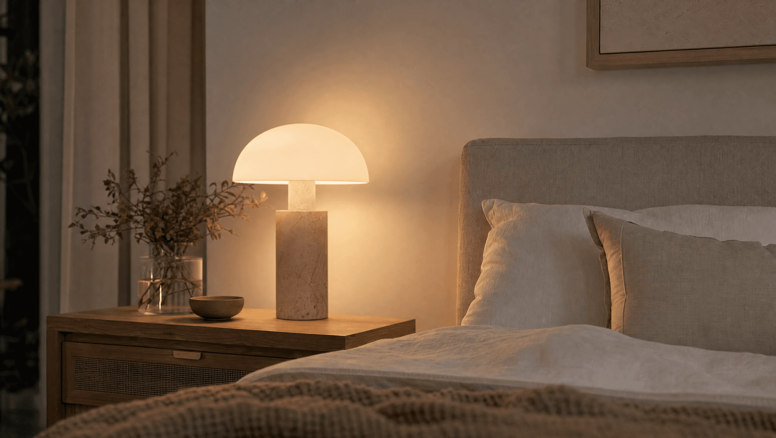 Lampe de chevet design : 9 idées pour transformer votre chambre apaisante