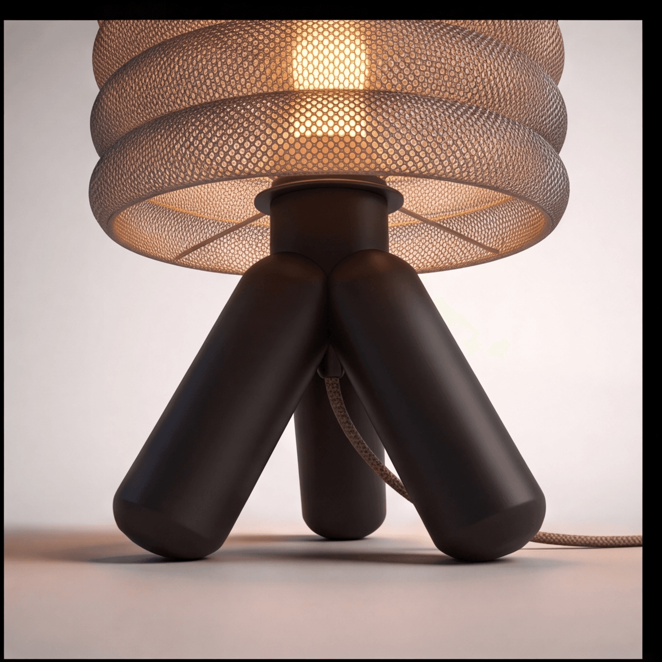Lampe Bohème — Lampes de table mis en situation dans un intérieur contemporain, fabrication artisanale française