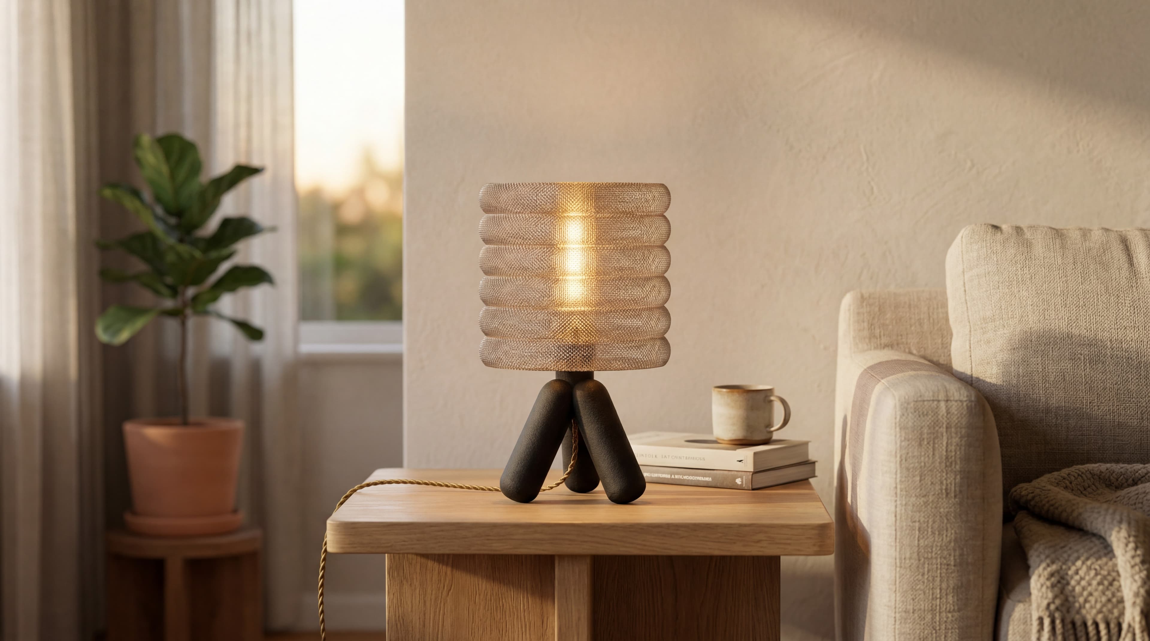 Lampe Bohème — mise en situation