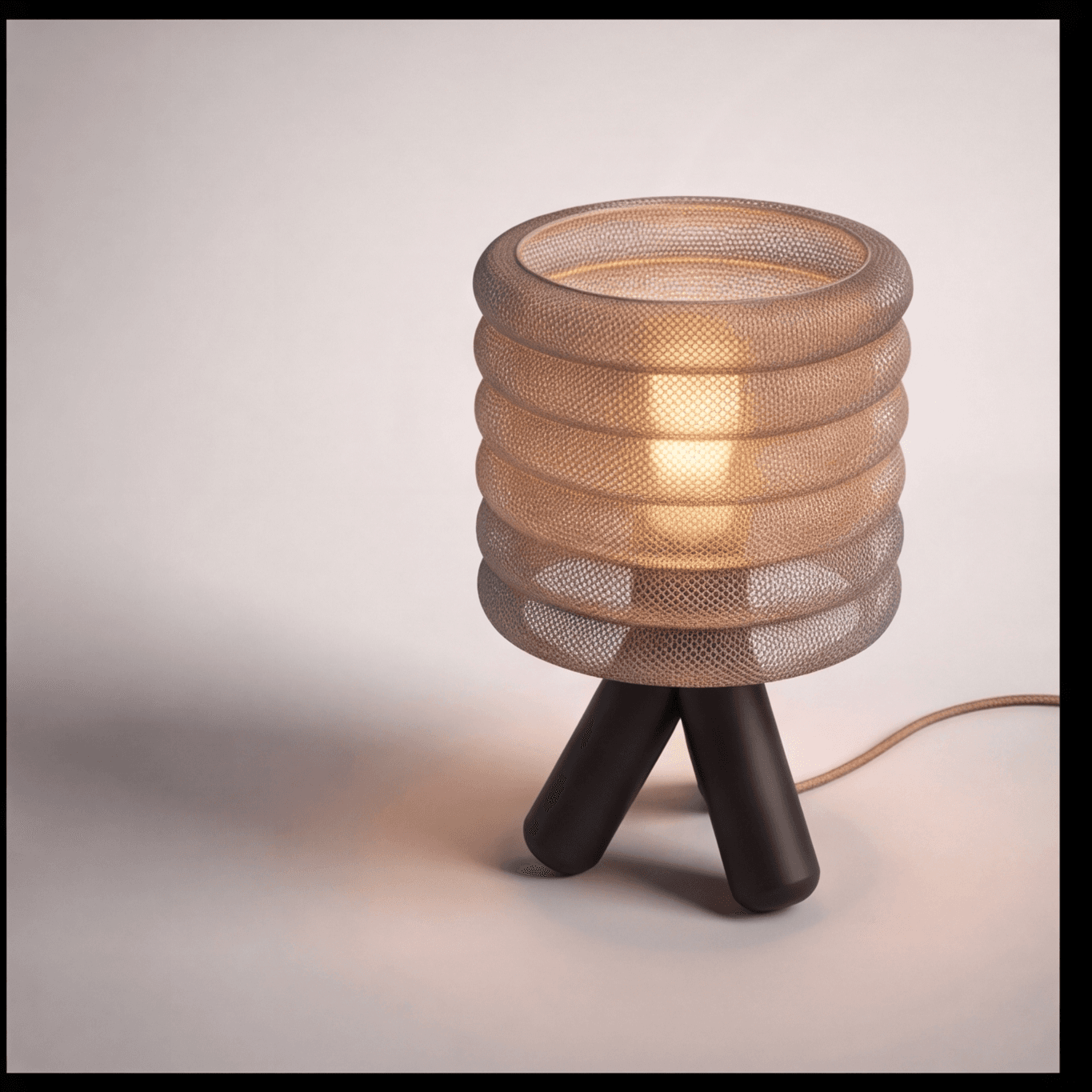 Lampe Bohème — Lampes de table mis en situation dans un intérieur contemporain, fabrication artisanale française